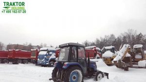 ТЕСТ-ДРАЙВ ТРАКТОРА РУСИЧ СИНТАЙ 504 С ОТВАЛОМ