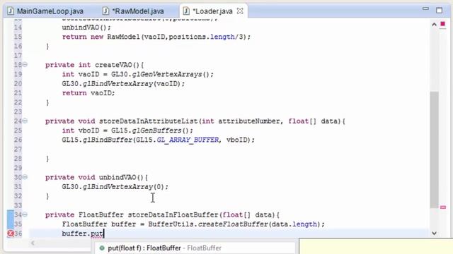 OpenGL 3D Game Tutorial 2: VAOs and VBOs смотреть онлайн