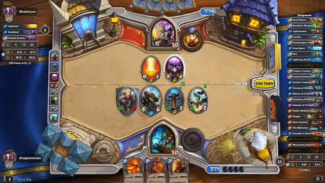 Ranked Wild Hearthstone Match Vs. Destinyer смотреть онлайн
