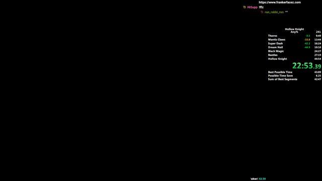 Hollow Knight Any% in 43:49 смотреть онлайн