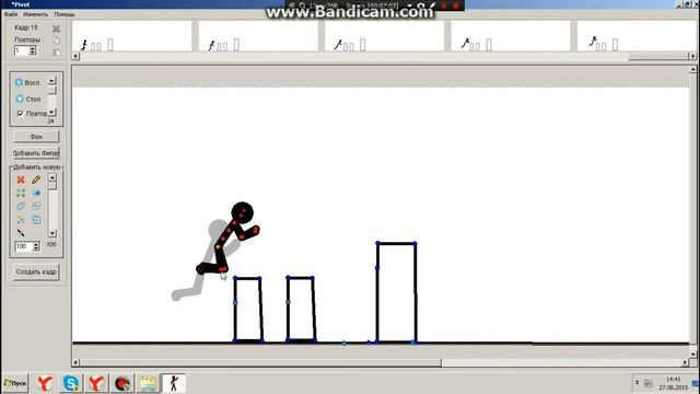 Как нарисовать Супер анимацию про паркур! (Pivot в помощь)=З смотреть онлайн