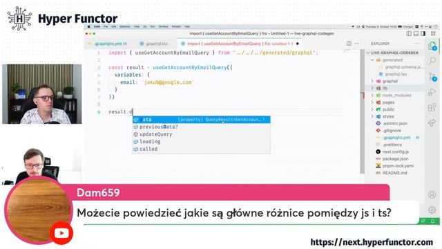LIVE CODING GraphQL Codegen: generowanie funkcji i typów – Nowoczesny Frontend смотреть онлайн