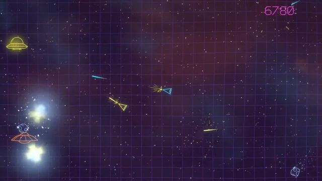 Asteroids: Recharged Gameplay ? PS4 - Co-op mode смотреть онлайн