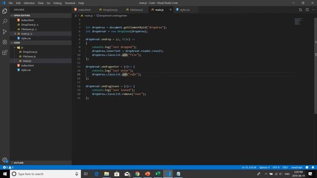 [Js] Jour 02 - Classe DropZone смотреть онлайн