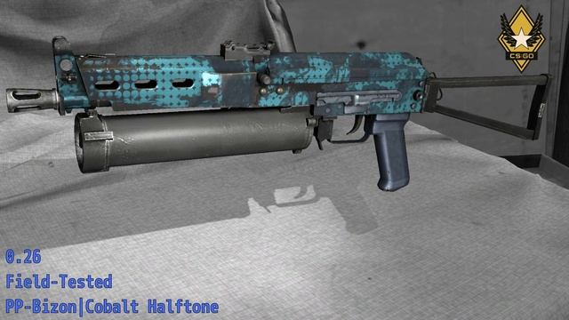PP Bizon Cobalt Halftone Wear/Float смотреть онлайн