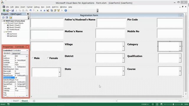 Fully Automated Data Entry User Form in Excel - Step By Step | Create User form in Excel using VBA смотреть онлайн