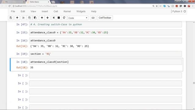 Python Tutorial | How to create switch case conditional statement in python смотреть онлайн
