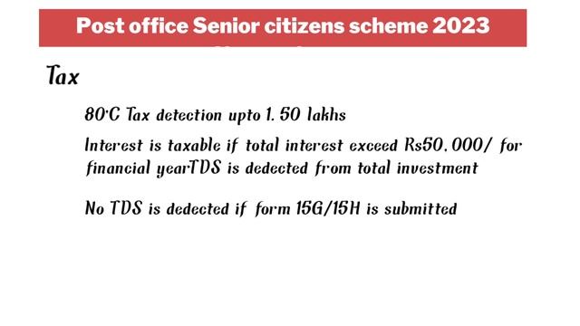 Senior citizens saving scheme|scss|post office Senior citizens scheme 2023 смотреть онлайн