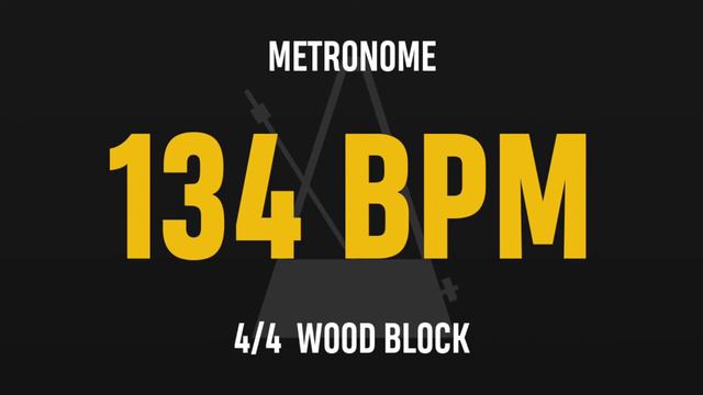 134 BPM 4/4 - Best Metronome (Sound : Wood block) смотреть онлайн