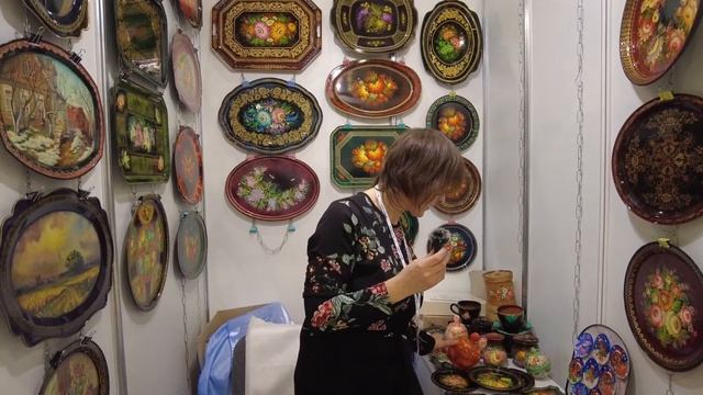 Ладья .Выставка народных промыслов России. смотреть онлайн