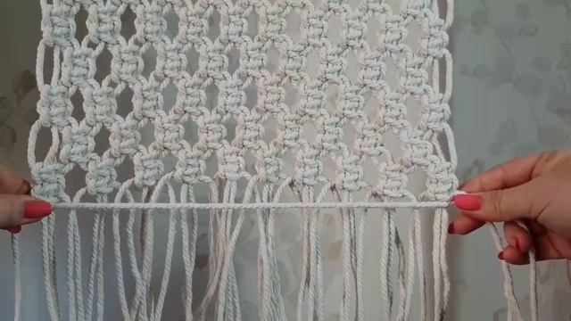 Revistero colgante de Macramé, Decoración con Macramé смотреть онлайн