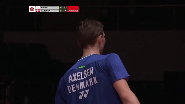 Group B | MS | CHOU Tien Chen (TPE) vs. Viktor AXELSEN (DEN) | BWF 2019 смотреть онлайн