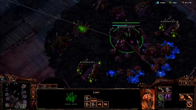 Starcraft 2 - Heart of the Swarm: Zerg Campaign Strategy - Abberation Lurker Siege смотреть онлайн