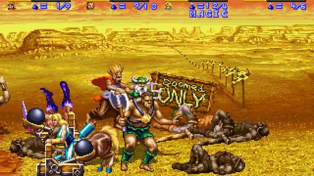 Golden Axe: The Revenge Of Death Adder 4 Player Netplay Game 2 60fps