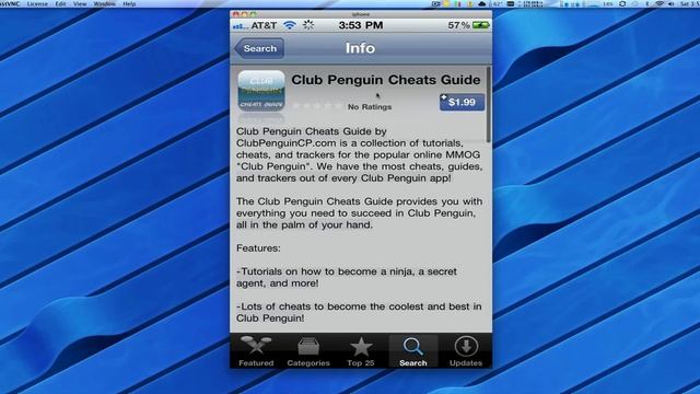 Club Penguin Cheats Guide on your iPod Touch, iPhone, iPad! смотреть онлайн