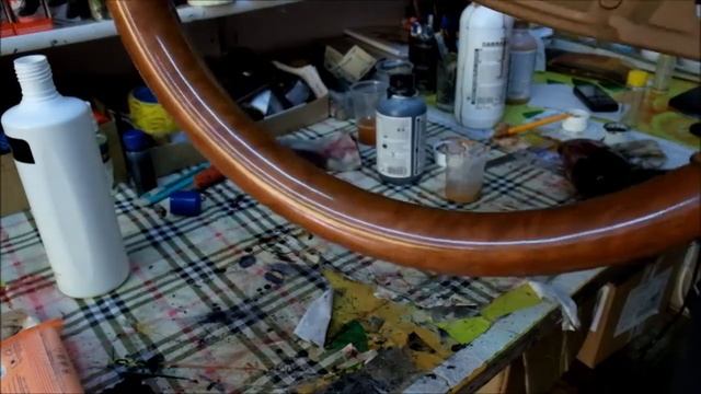 Как красить кожаный руль смотреть онлайн
