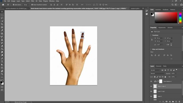 How to FIX NAILS in PHOTOSHOP 2023/2024 смотреть онлайн