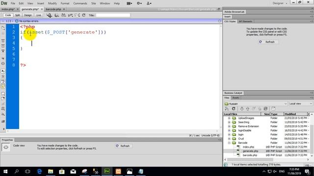 Tutorial 28: Generate Barcodes with PHP | Generate Barcode In Php in Hindi/Urdu смотреть онлайн