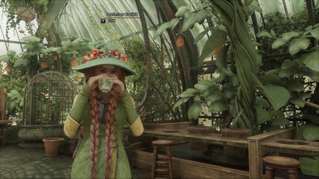 Sipping Tea with Professor Garlick for 10 Minutes - Hogwarts Legacy смотреть онлайн