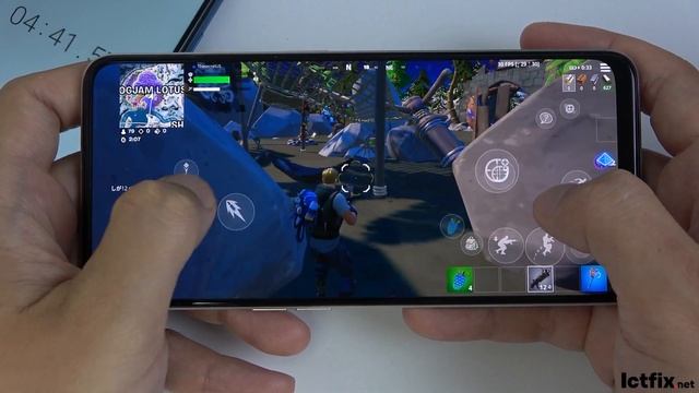 Oppo Reno8 5G Test game Fortnite Mobile | Dimensity 1300, 90Hz Display смотреть онлайн