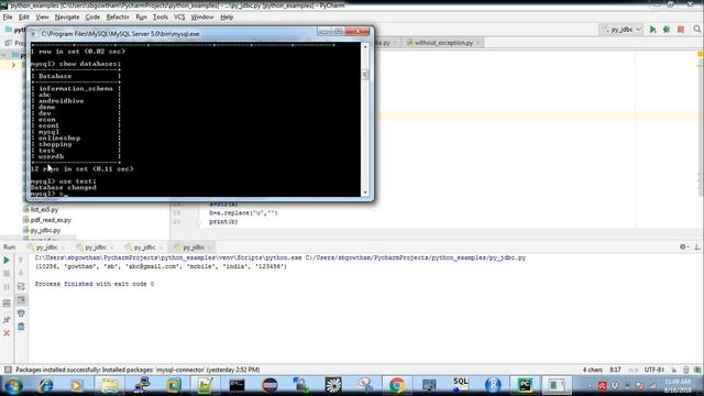 Python : Python MYSQL Database Integration {in தமிழ்} смотреть онлайн