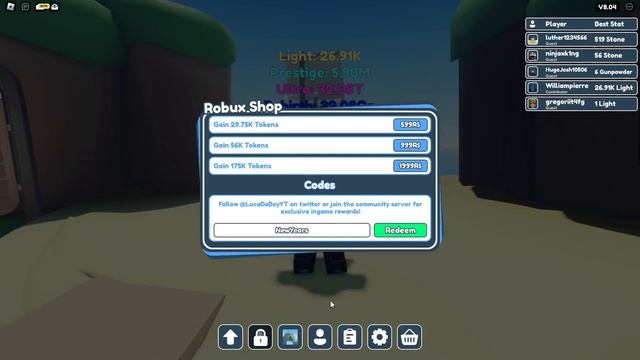 All Codes + SECRET Codes On Stat Grinding Simulator 2! (Roblox) смотреть онлайн