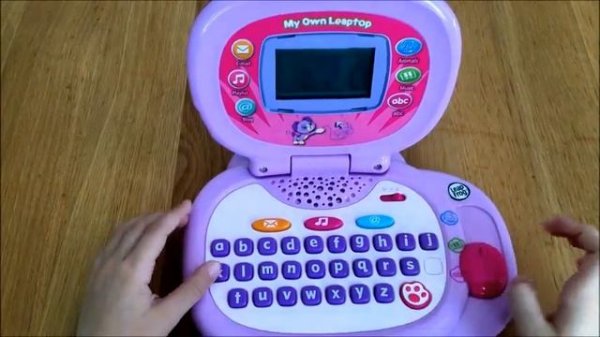 LeapFrog Leaptop Pink Review My Own Laptop Обучающий Детский ноутбук от LeapFrog