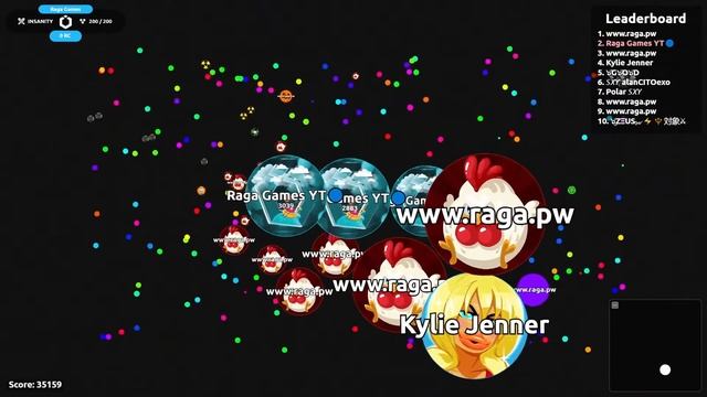 Agar.io Raga Live смотреть онлайн