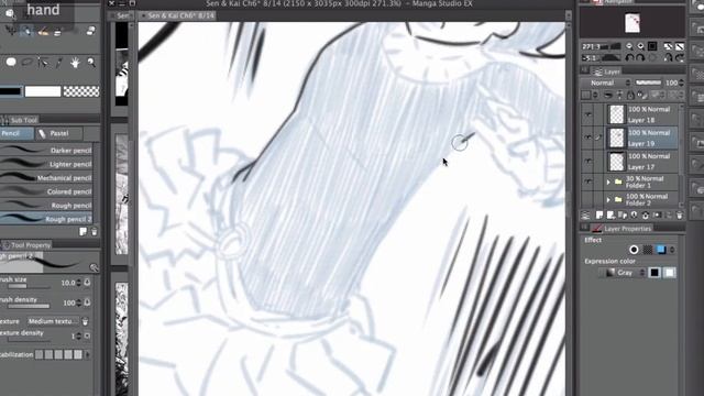 Sen and Kai Manga - Drawing a Page in Chap 6 смотреть онлайн