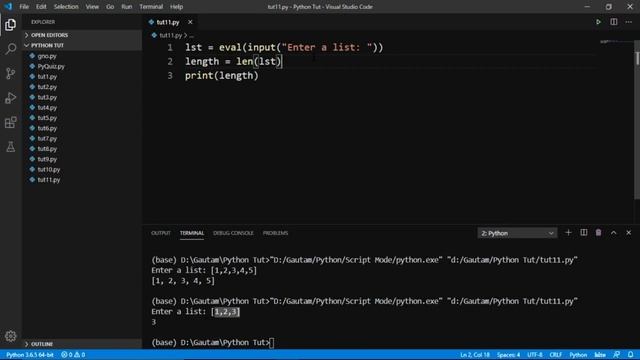 List Operations in Python | Python programming tutorials | Python Lists | Python Tutorial in Hindi смотреть онлайн