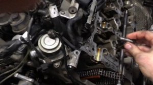 Замена гидрокомпенсаторов на двигателе мерседес М272 Кузов W203