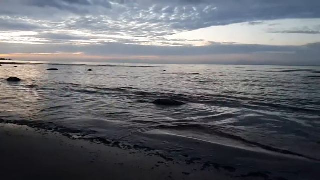 Балтийское море.Финский залив.Закат в октябре смотреть онлайн