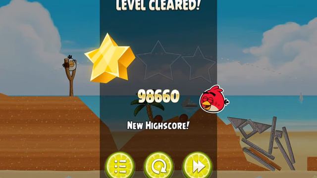 Angry Birds Rio - Golden Watermelon #4. Level 13 Beach Volley. [HD] смотреть онлайн