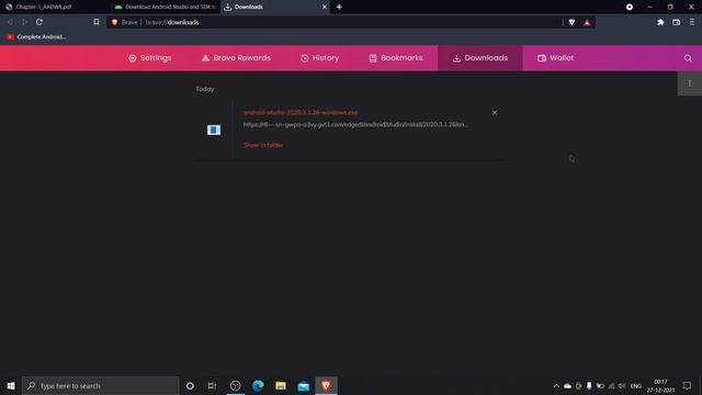 1.1: Downloading and Installing Android Studio | Android app development with Kotlin #3 смотреть онлайн