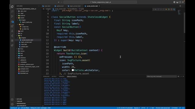 Build a Fully Responsive Modern Login UI with Flutter смотреть онлайн