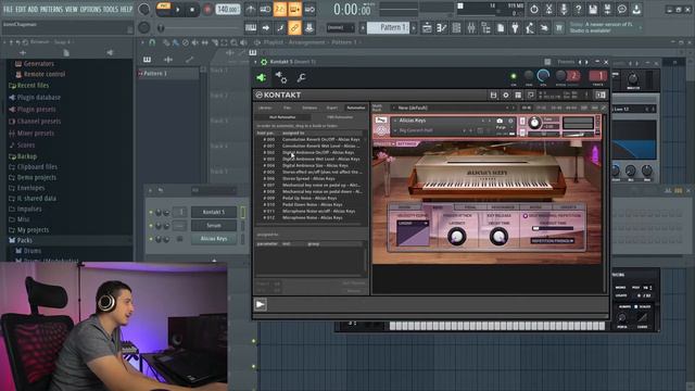 Using Midi Keyboard with Kontakt in FL Studio (How To) | Linking Controller to Kontakt in FL Studio смотреть онлайн