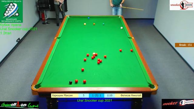 Беляев А. - Опрышко В. Фора 10. Кубок Урала Ural Snooker cup- 2021. 1 этап. Snooker Room смотреть онлайн