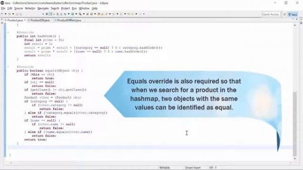 Java HashMap Example continued