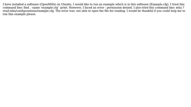Ubuntu: permission denied error while opening a config file смотреть онлайн