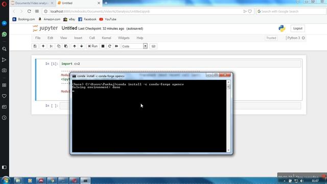 OpenCV Tutorials # 1 : How to install OpenCV on Anaconda on Windows OS | смотреть онлайн