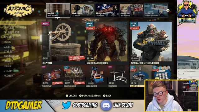 Fallout 76 Atomic Shop Update | January 10th - 17th смотреть онлайн