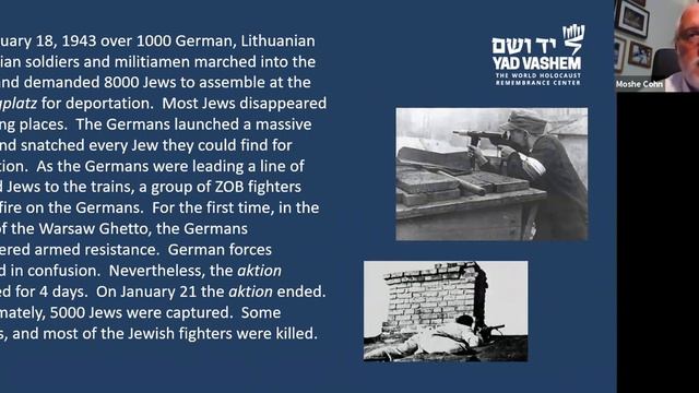 Summer Lecture with Yad Vashem - 76th Anniversary of the Warsaw Ghetto Uprising Jul 19, 2020 смотреть онлайн