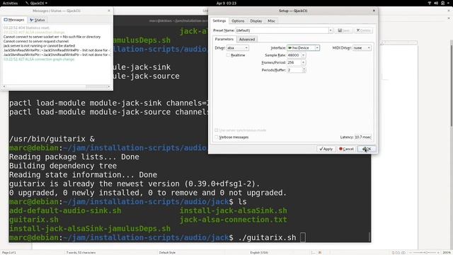 Jamulus with Guitar Effects (on Linux, Debian Bullseye) смотреть онлайн
