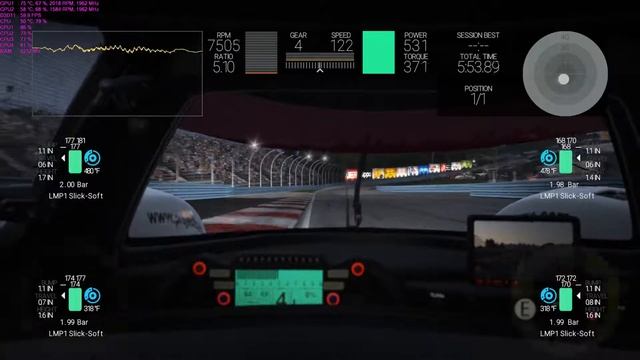 PC, Pcars LMP1 Marek, TF RAC 75 FFB Test смотреть онлайн