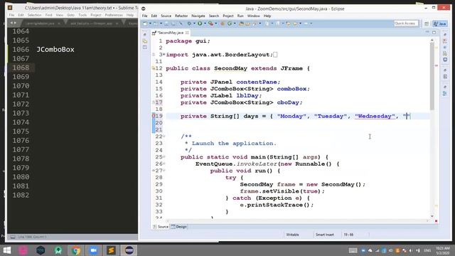 78. Java GUI - JComboBox - Pashto смотреть онлайн