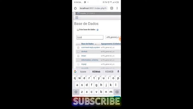 How to create MySQL database with KsWeb step by step • Phpmyadmin • | #pswdevelopers смотреть онлайн
