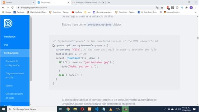 03 - Como subir imágenes a un servidor con Laravel y Dropzone смотреть онлайн