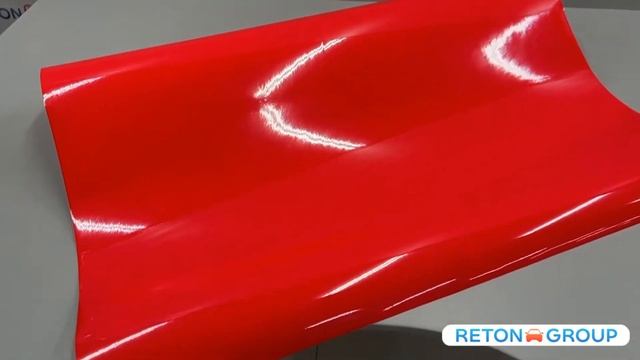 Флуоресцентная глянцевая пленка: красная Reton Group / для тюнинга авто / рекламная пленка смотреть онлайн