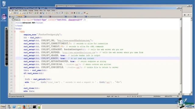 Chapter 4 - Basic cURL Demo смотреть онлайн