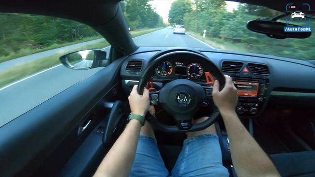 VW Scirocco R 2.0 TSI 315HP FI Exhaust LOUD! POV Test Drive by AutoTopNL смотреть онлайн